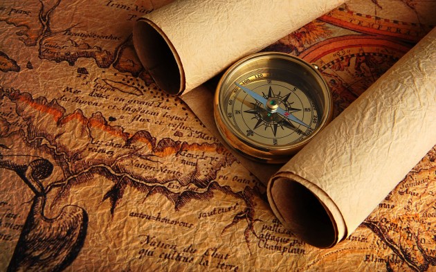 Compass-And-Old-Map